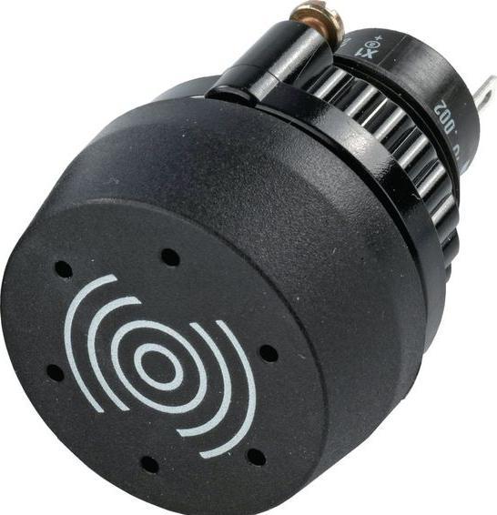Image du produit EAO Buzzer 22mm mount black plastic front 24