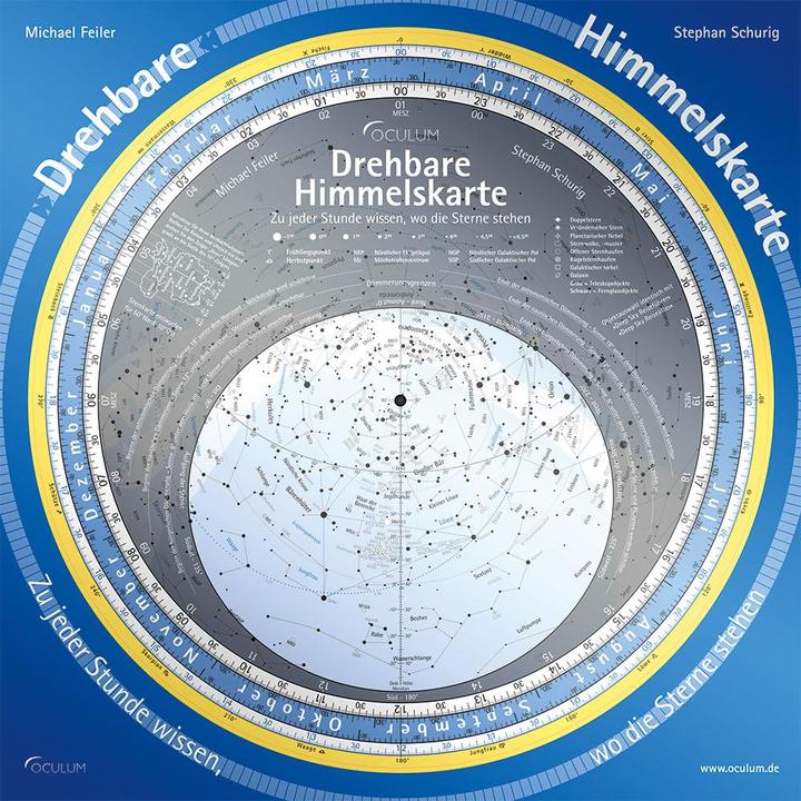 Actual product image Rotating sky map (German)
