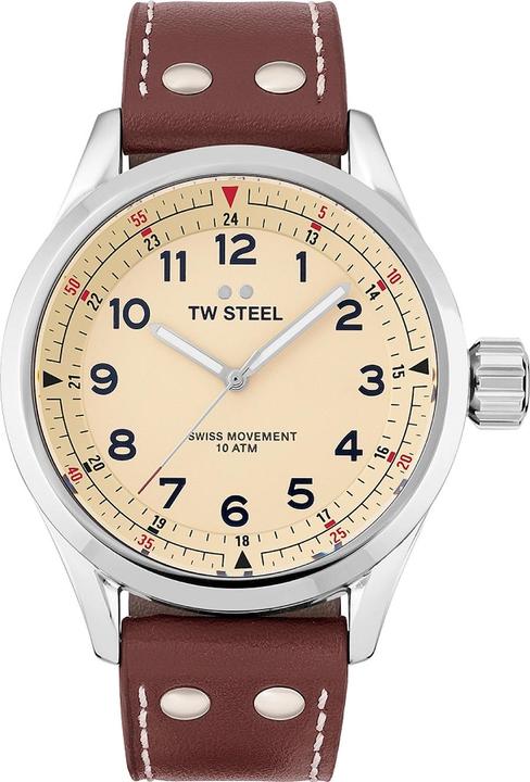 Immagine prodotto TW-Steel Acciaio SVS101 Volante Swiss Made 45mm (Orologio da polso analogico, 45 mm)