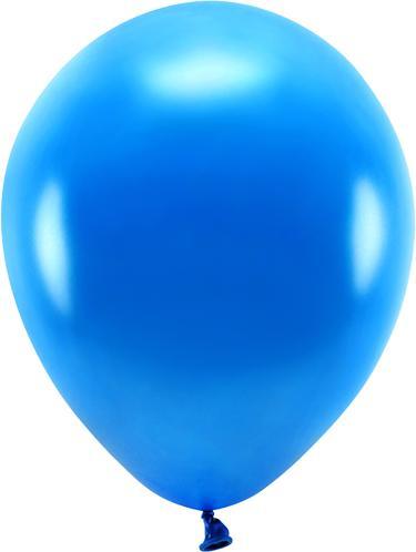 Produktbild Partydeco Eco Ballons Royalblau metallic (10 x)