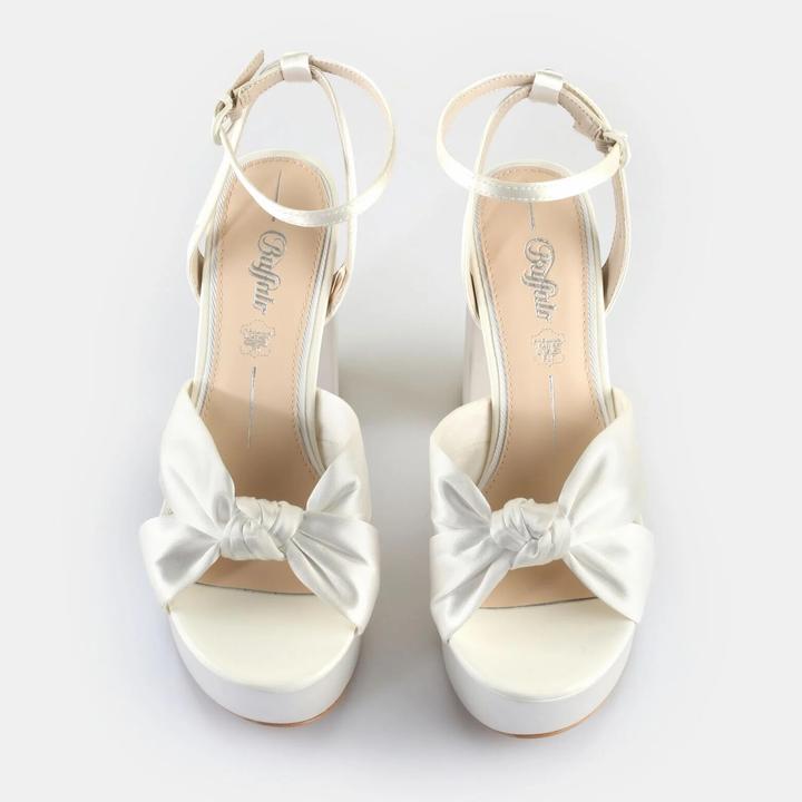 Actual product image Buffalo 's sandals kya bow - vegan satin (40)
