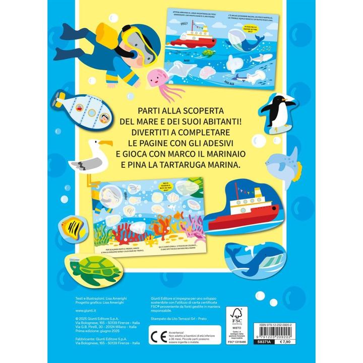 Immagine prodotto Io Coloro Con Gli Stickers. Il Mare