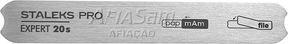 Staleks Metal handle for disposable nail files Expert 20s (Straight Metal Nail File Base)