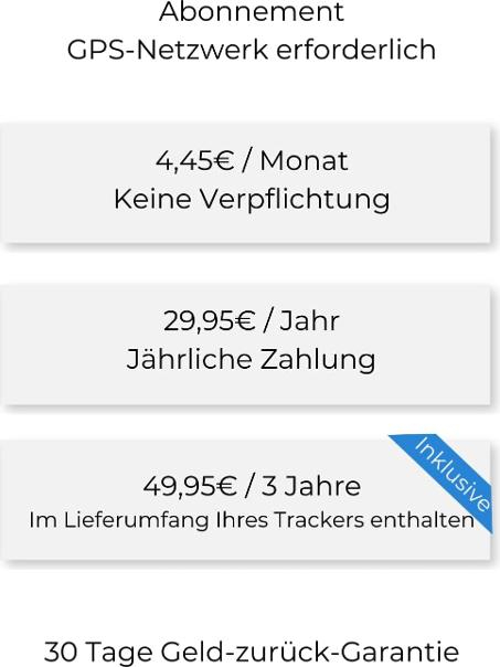 Label énergétique Invoxia GPS Tracker Mini (iOS, Android)