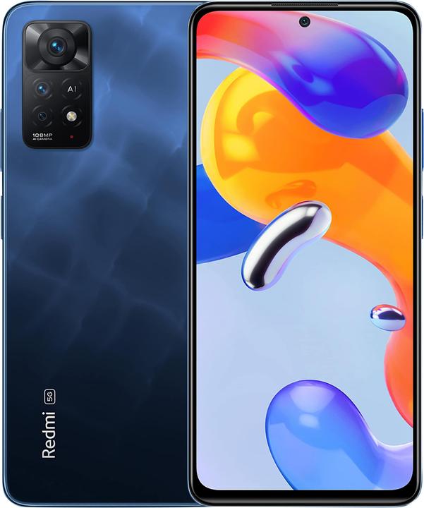 Actual product image Xiaomi Redmi Note 11 Pro 5G (128 GB, Atlantic blue, 6.67", Hybrid Dual SIM, 108 Mpx, 5G)