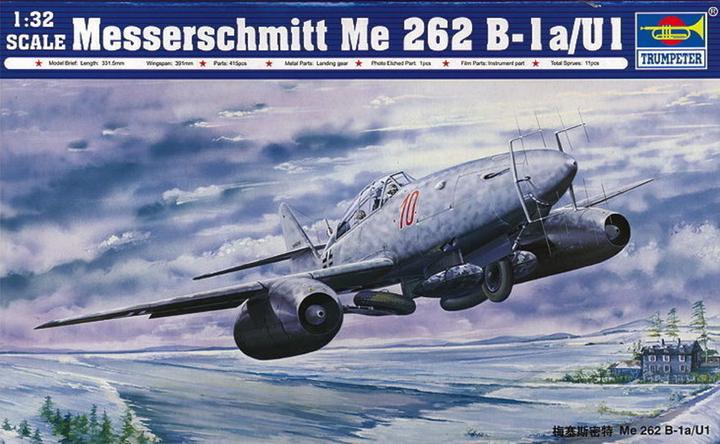 Produktbild Trumpeter Messerschmitt Me-262 B-1a/U1