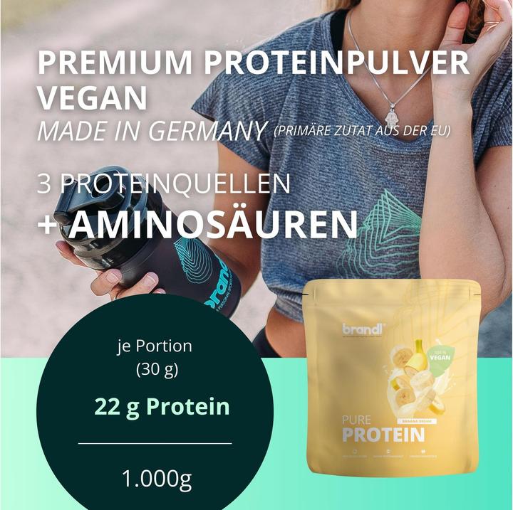 Produktbild Brandl Pure Protein Vegan (Banane, 1 Stk., 1000 g)