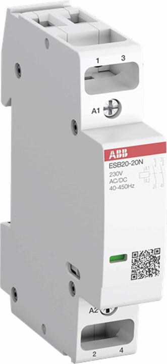 ABB Inst.-Schütz 230V 20A 2S/0OEbrummfrei ESB20-20N-06