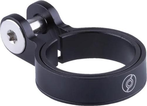 Actual product image Supernova Spacer mount, 1 1/8", glossy black for mounting a headlamp underneath the vo