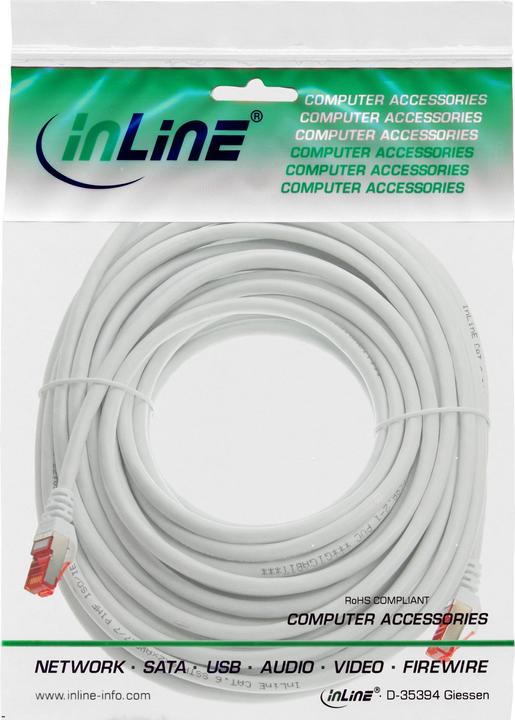 Immagine prodotto InLine Cavo di rete (S/FTP, CAT6, 10 m)