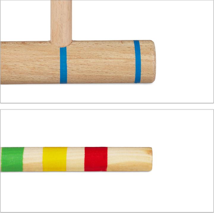 Actual product image Relaxdays Croquet game