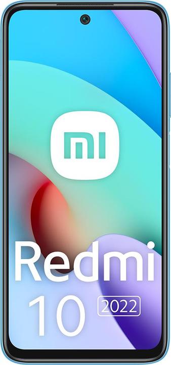 Productafbeelding Xiaomi Redmi 10 2022 (128 GB, Zeeblauw, 6.50", Dubbele SIM, 50 Mpx, 4G)