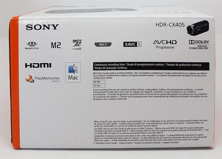 Immagine prodotto Sony Hdr Cx405 (2.29 Mpx, 50p, 30 x)
