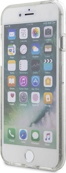 Image du produit Karl Lagerfeld KLHCI8HNKCTGT iPhone 7/8/ SE 2020 / SE 2022 étui rigide transparent Gliter Karl&Chou (Apple iPhone 7, Apple iPhone SE, Apple iPhone 8)