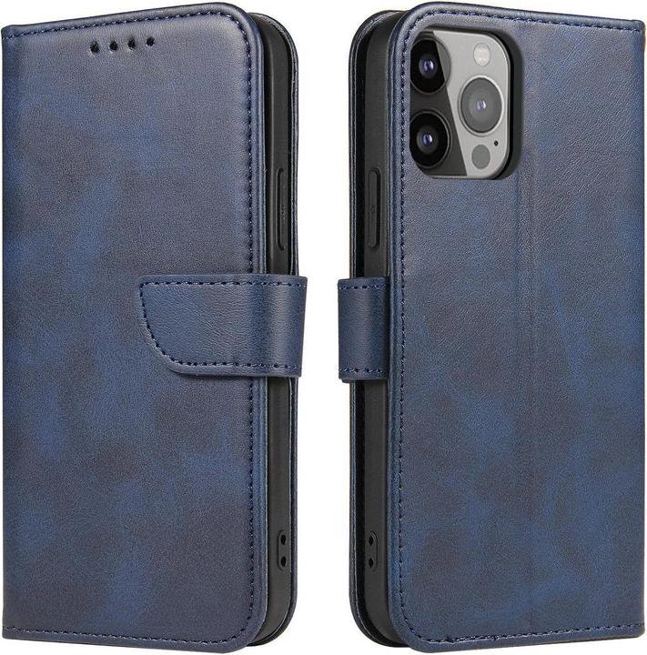 Produktbild Hurtel Magnet Case mit Flip für iPhone 16e - Blau (Apple iPhone 16e)