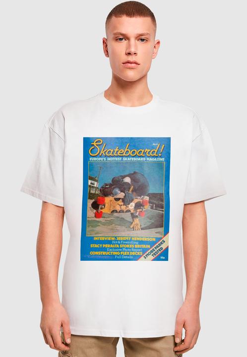 Actual product image Merchcode The Skateboard Magazine Cover No 8 Oversize Tee - 169733 (L)