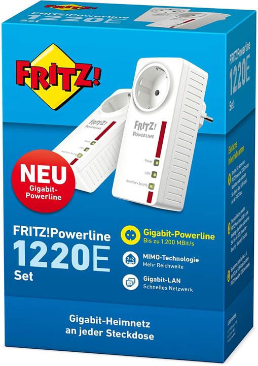 Produktbild AVM FRITZ!Powerline 1220 Set (1200 Mbit/s)