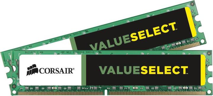 Actual product image Corsair value select (2 x 8GB, 1600 MHz, DDR3-RAM, DIMM)