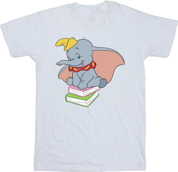 Disney Dumbo Sitting On Books TShirt (S)