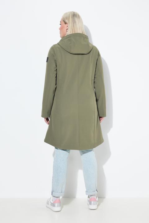 Produktbild Ulla Popken HYPRAR Softshelljacke, wasserabweisend, 2-Wege-Zipper (50, 52)