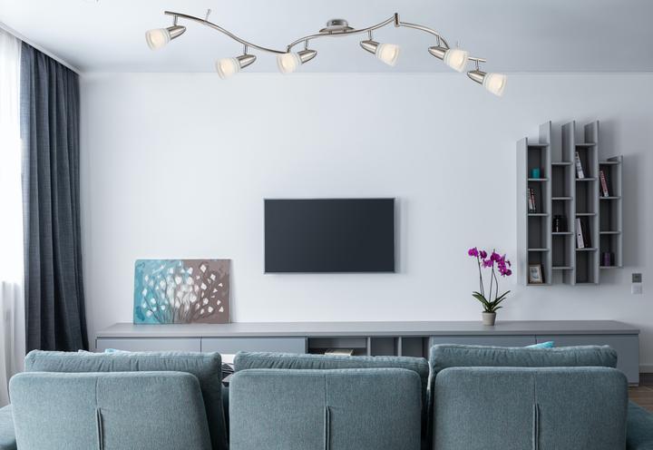 Produktbild Globo LED Deckenleuchte nickel matt 6xE14 LED (350 lm, E14)