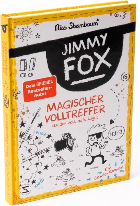 Productafbeelding Jimmy Fox. Magischer Volltreffer (leider voll aufs Auge) - Ein Comic-Roman (Duits, Nico Sternbaum, 2022)