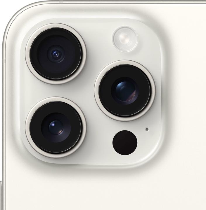 Image du produit Apple iPhone 15 Pro Max (1000 Go, Titane blanc, 6.70", SIM + eSIM, 48 Mpx, 5G)