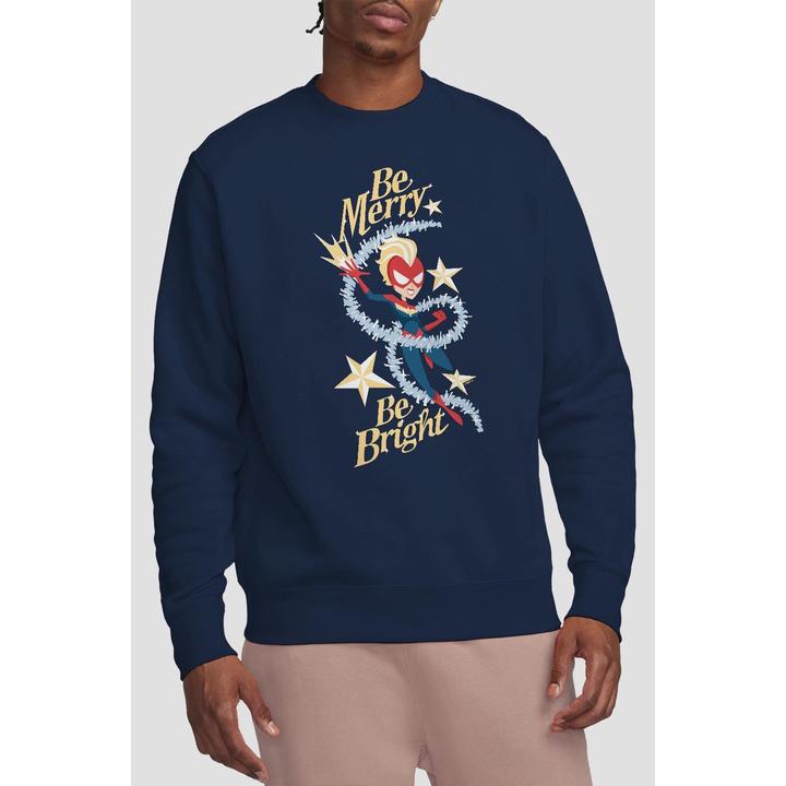 Immagine prodotto Captain Marvel Be Merry Be Bright Felpa Adulto Unisex (XL)