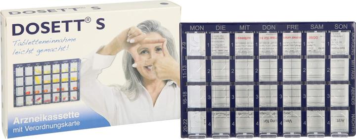 Produktbild Dosett S Arzneikassette mit Verordnungskarte blau, 1 St. Dosette