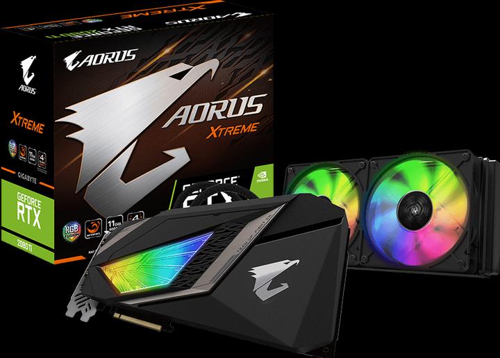 Actual product image Gigabyte Aorus GeForce RTX 2080 Ti Xtreme Waterforce (11 GB)