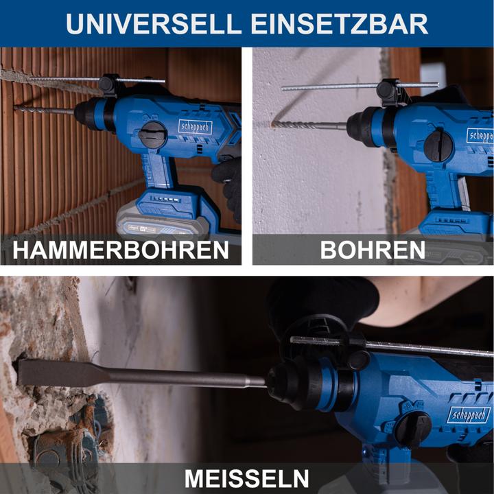 Actual product image Scheppach Akku-Bohrhammer BC-RHD230-X (Rechargeable battery operated)