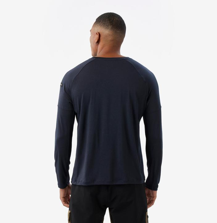 Actual product image Forclaz Langarmshirt Herren - Merino Resist dunkelblau (M)