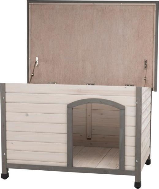 Actual product image Trixie natura dog house Classic flat roof (Dog house)