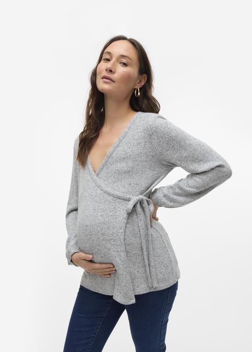 Actual product image Mamalicious Normal geschnitten V-Ausschnitt Top Bluse