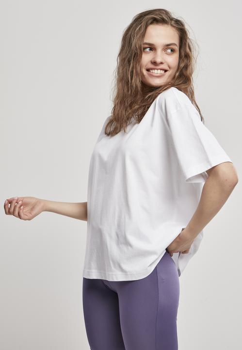 Actual product image Urban Classics Ladies Organic Oversized Pleat Tee 2-Pack (M)