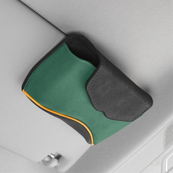 Immagine prodotto Cover-Discount Custodia per occhiali da auto con clip per l'aletta parasole