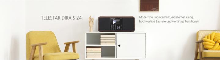 Image du produit Telestar Dira S24i (DAB+ DAB, Webradio, FM, VHF, Bluetooth, WiFi)
