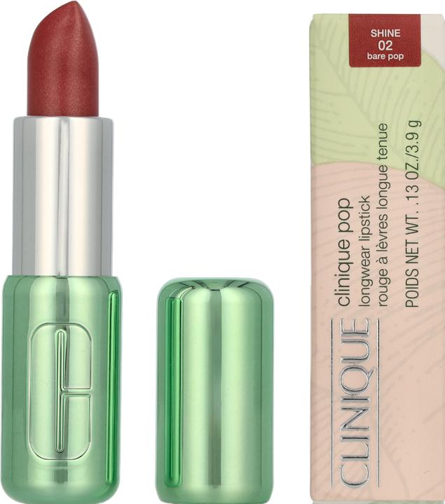 Image du produit Clinique Pop Longwear Lipstick Shine Bare Pop (Bare Pop)