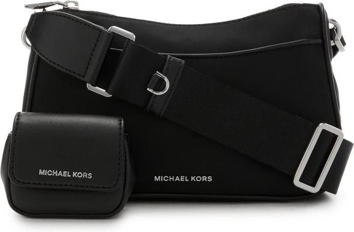Immagine prodotto Michael Kors Jet Set Borsa a tracolla media in gabardine da donna - Taglia unica - Nero