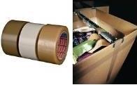 Actual product image tesa tesapack ULTRA STRONG Parcel Tape - PVC packing tape for tight packing and secure bundling (50 mm)