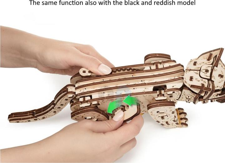 Produktbild Eco Wood Art 3D Holz Modellbausatz - Kätzchen (Rötlich)