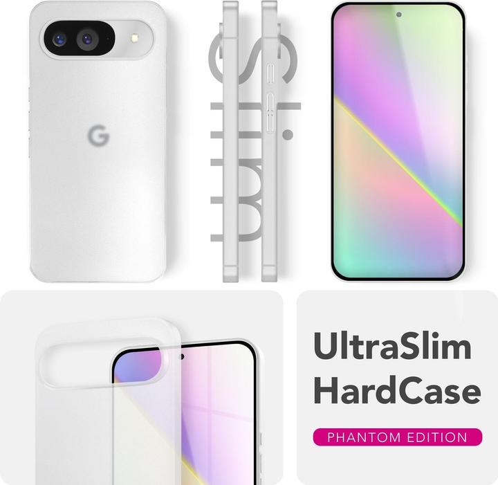 Immagine prodotto Nalia Phantom - 0,3mm Extrem Dünn, Federleicht, Mattiert, Minimalistisch - Ultra-Slim Handycase (Google Pixel 9)