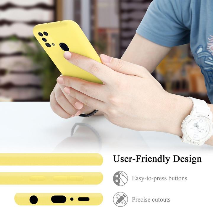 Actual product image Cadorabo TPU Liquid Silicone Case Cover (Samsung Galaxy M31)