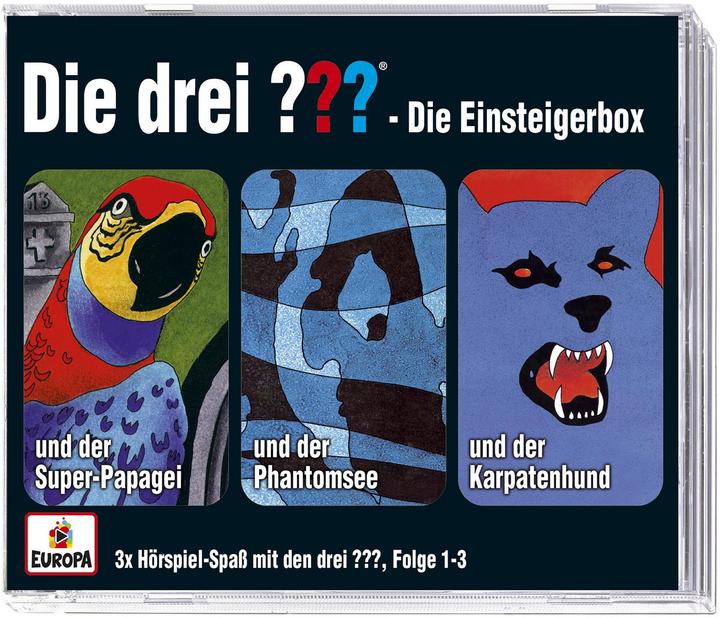 Actual product image The three??? box 01. episodes 1-3 (three question marks) 3 CDs (German)