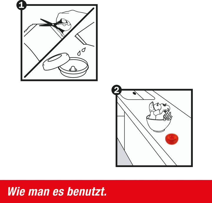 Actual product image Swissinno Fruchtfliegenfalle mit Lebensmittelköder 1er