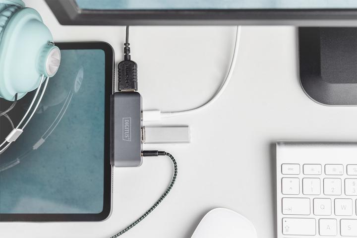 Image du produit Digitus USB-C Mobile Dock (USB-C, 4 Ports)