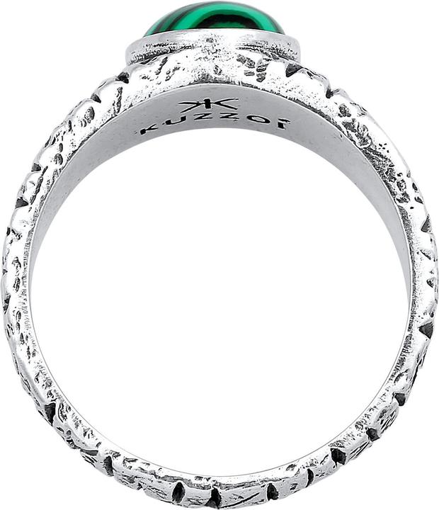 Immagine prodotto Kuzzoi Anello con pietra preziosa, anello con sigillo (66, 925 Argento)