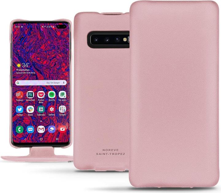 Actual product image Noreve Leather cover vertical (Samsung Galaxy S10+)
