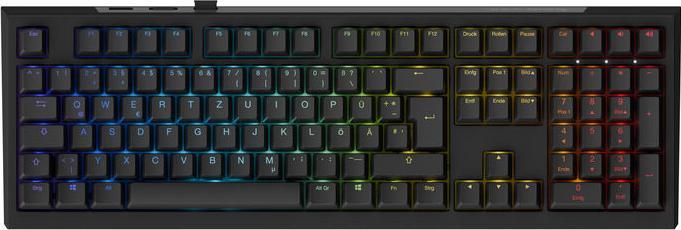 Ducky One X Wireless Gaming Tastatur, AI Switch, RGB LED - schwarz (DE, Kabellos)