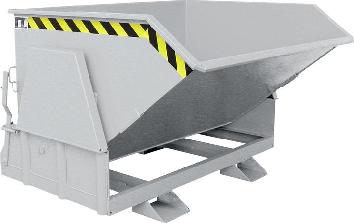 Produktbild eurokraft pro Kippbehälter, Standard-Bauhöhe, ohne Fahrwerk (1200 l)